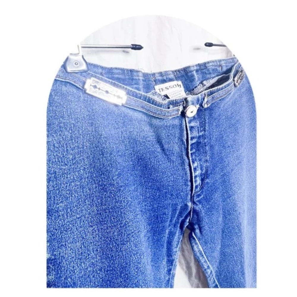 Y2K Low Rise RazorBlade Belt Flare Jeans